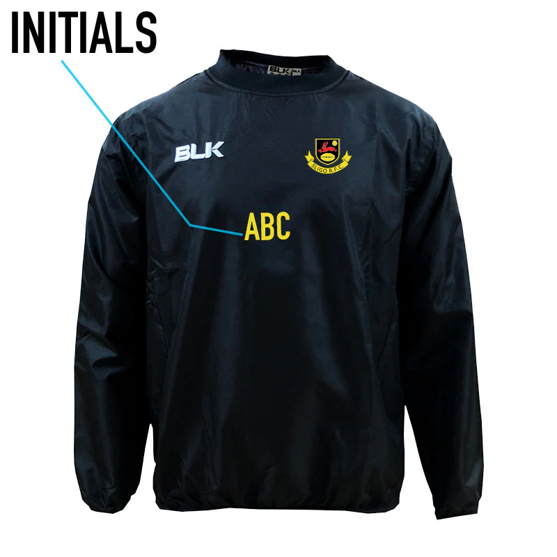 SligoRFC-BLK-TekPullover-Front